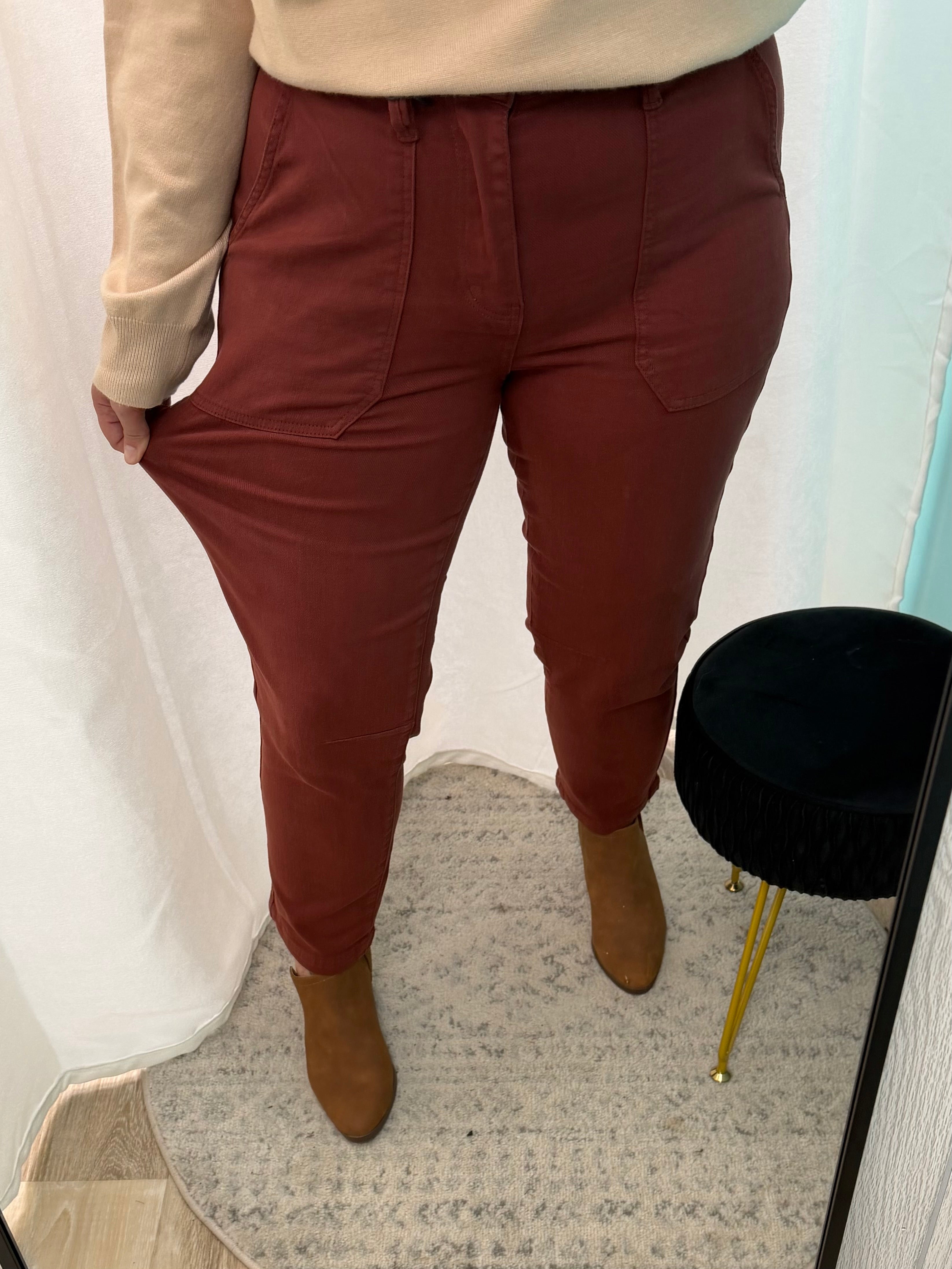 Pumpkin Spice High Waisted Judy Blue Aurora Jeans