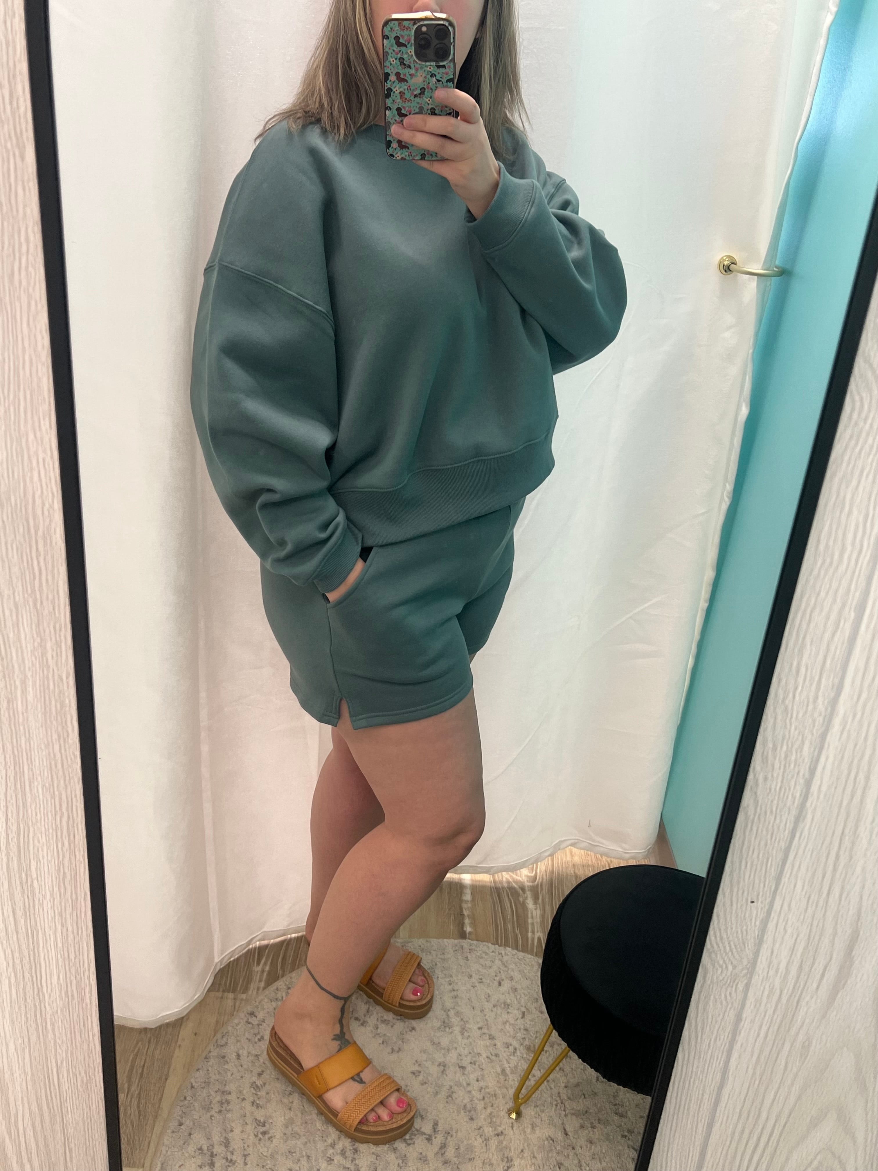 Fleece Pullover and Shorts Sets